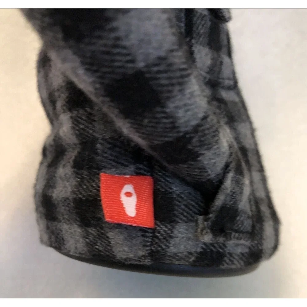Puffin drinkwear Plaid‎ Pewter Flannel Jacket Shirt Drink Koozie The Lumberjack